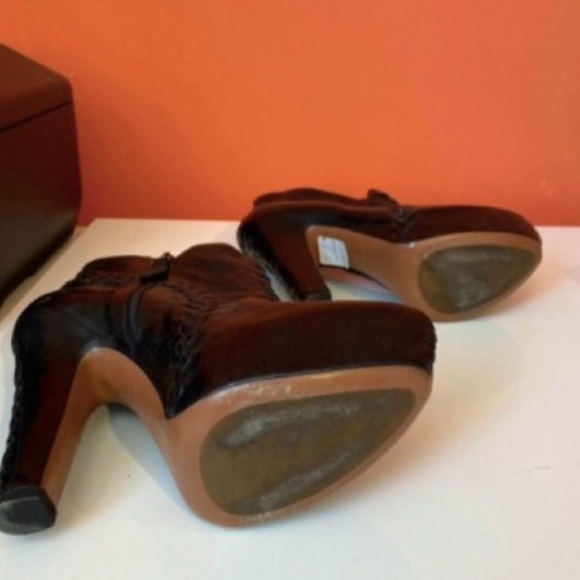 Alaia black leather booties - Picture 4 of 5